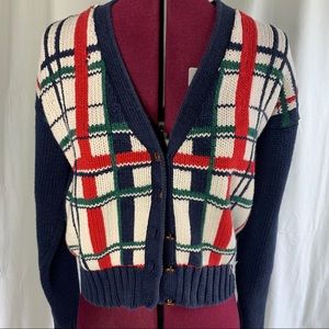 Plaid Cardigan